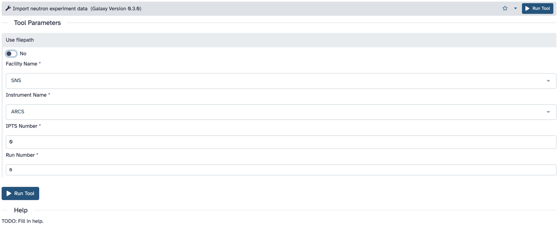 import experiment tool