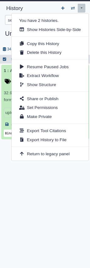 image of drop down arrow